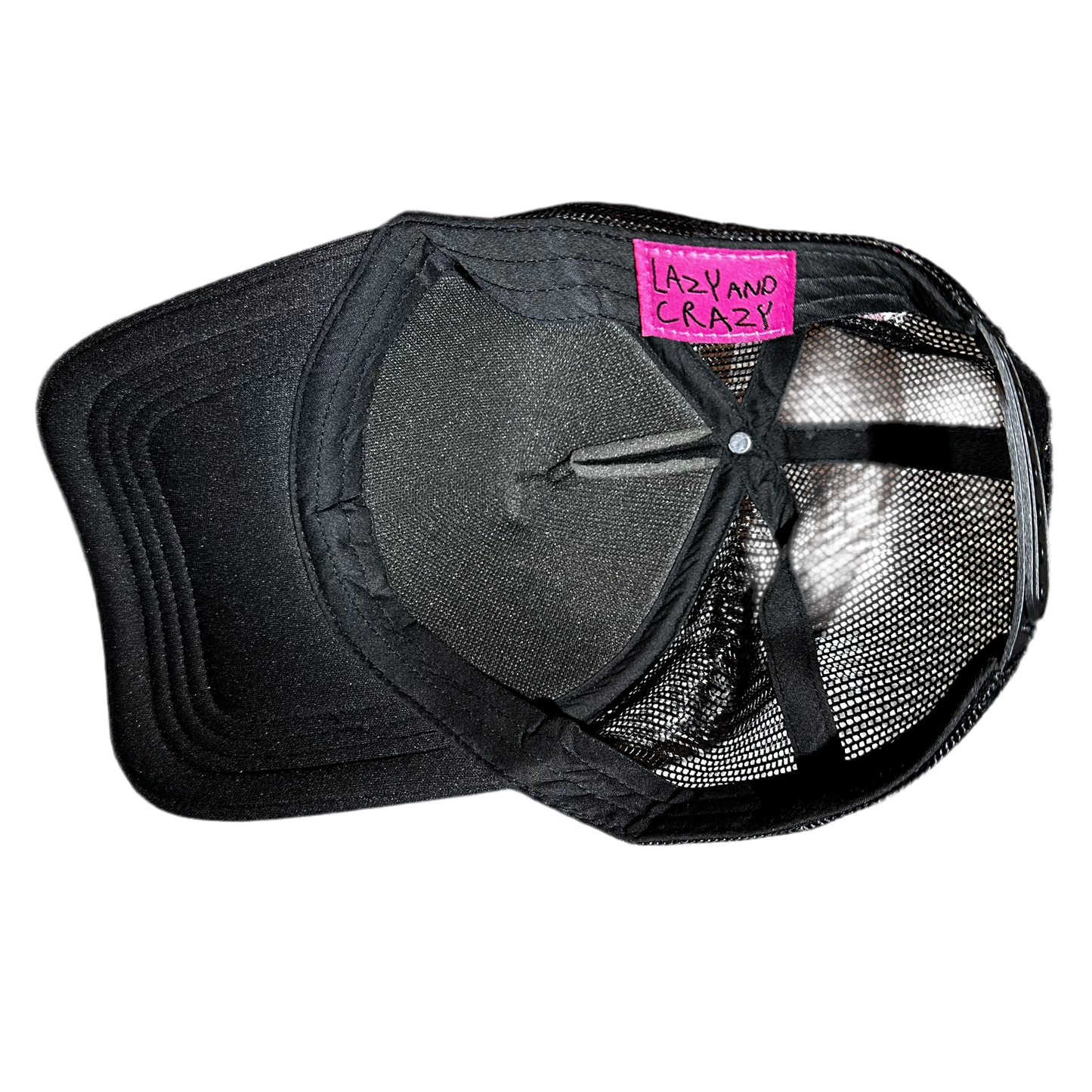 SPOOKY TRUCKER HAT (design on side)