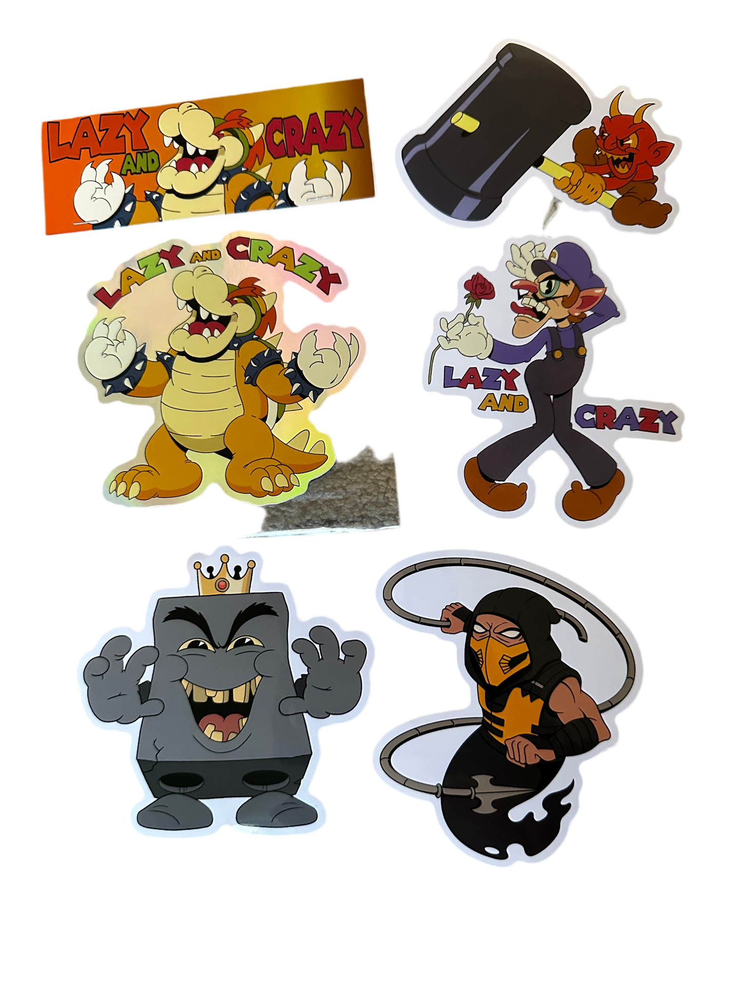 GAMING STICKER PACKS! (10 sets total)