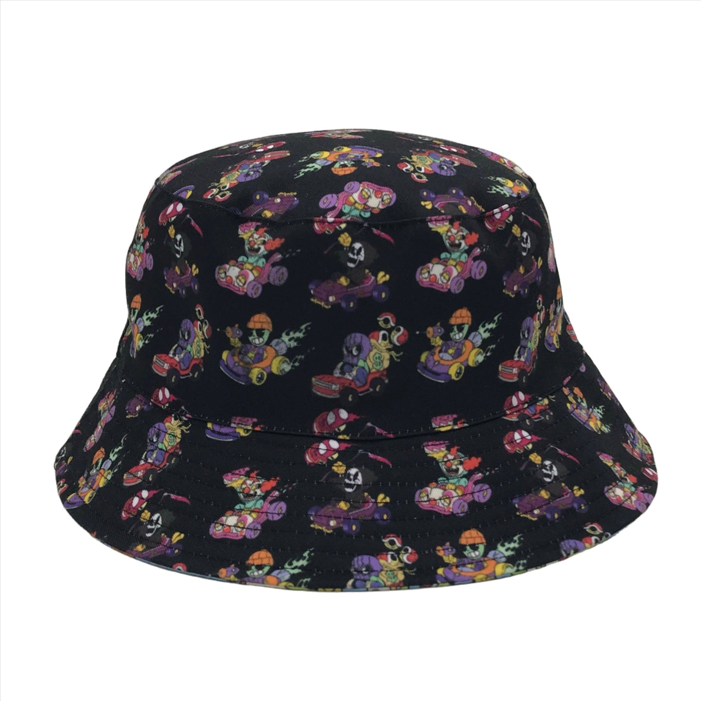 DINO RACING REVERSIBLE BUCKET HAT (ready to ship)