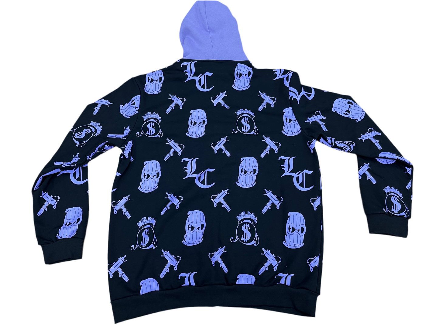 PURPLE ROBBER HOODIE