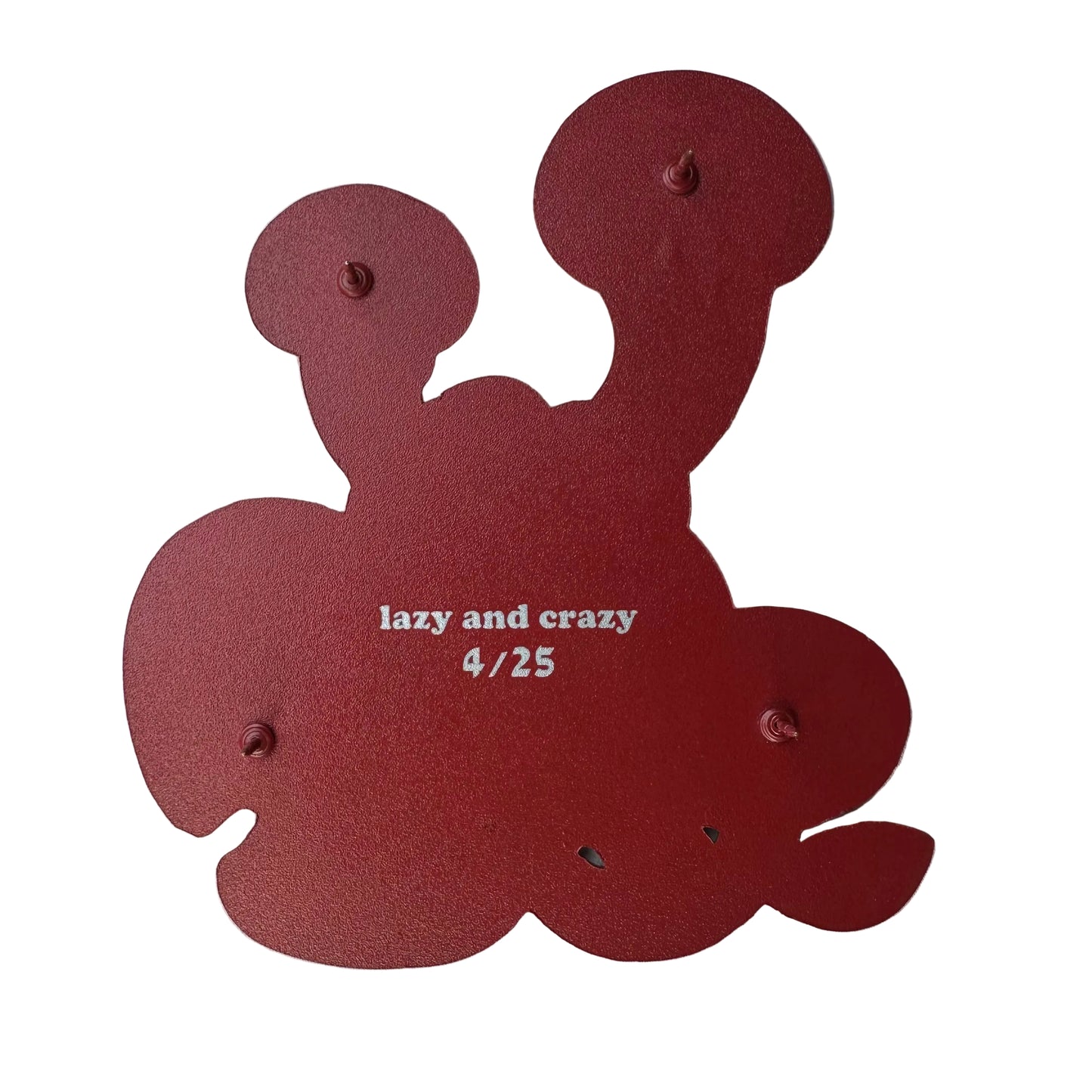 SHROOM SKULL 4” PIN (GLOW LE/50 RED LE/25)