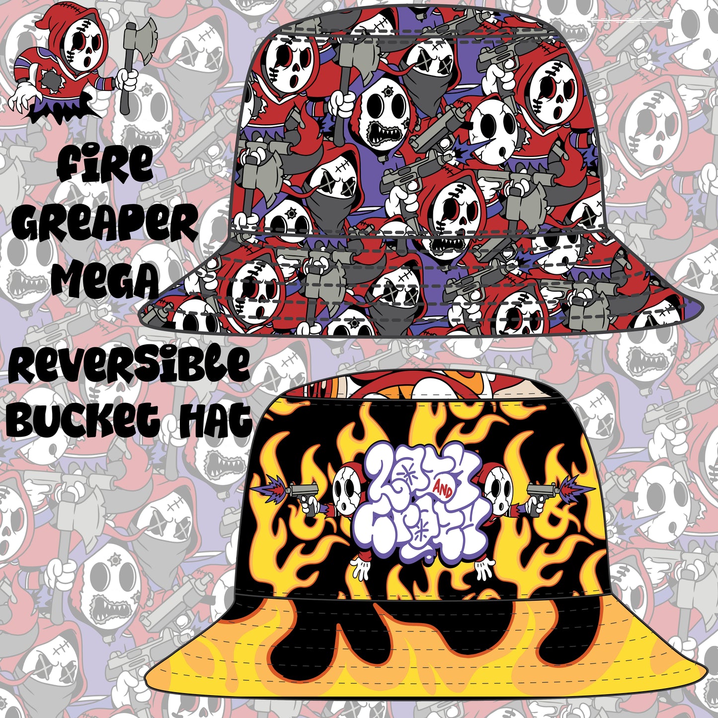 FIRE GREAPER BUCKET HAT (pre order)