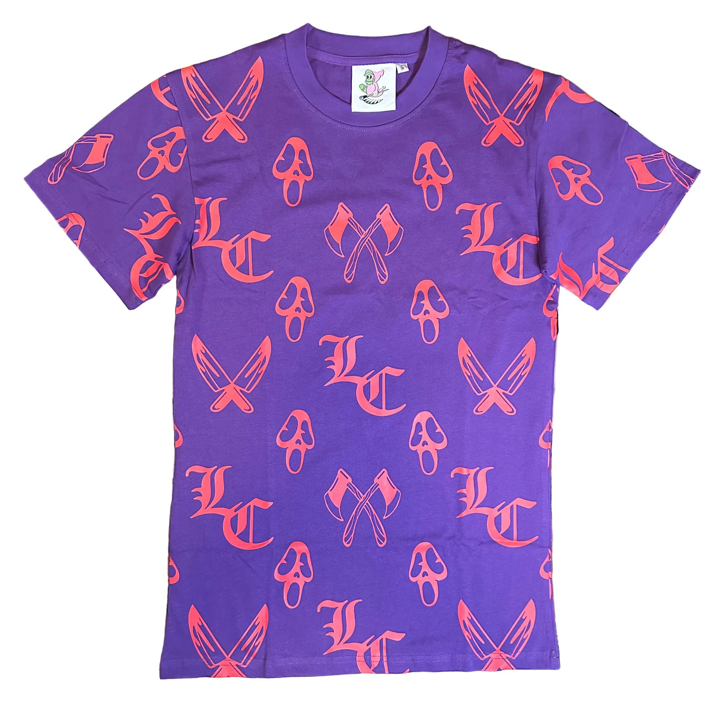 PURPLE GHOST HEAVYWEIGHT T SHIRT (in stock)