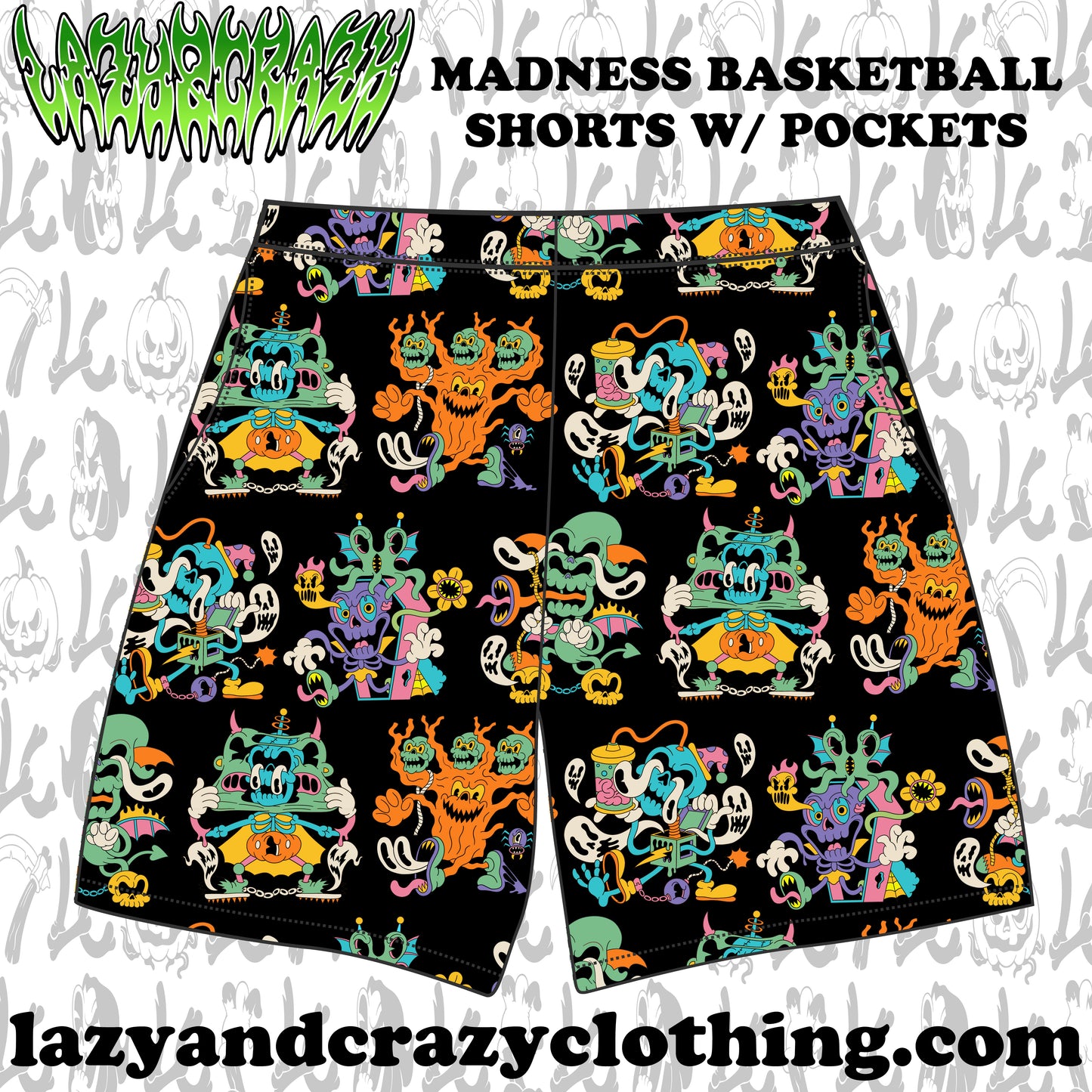 MADNESS BASKETBALL SHORTS (pre order)