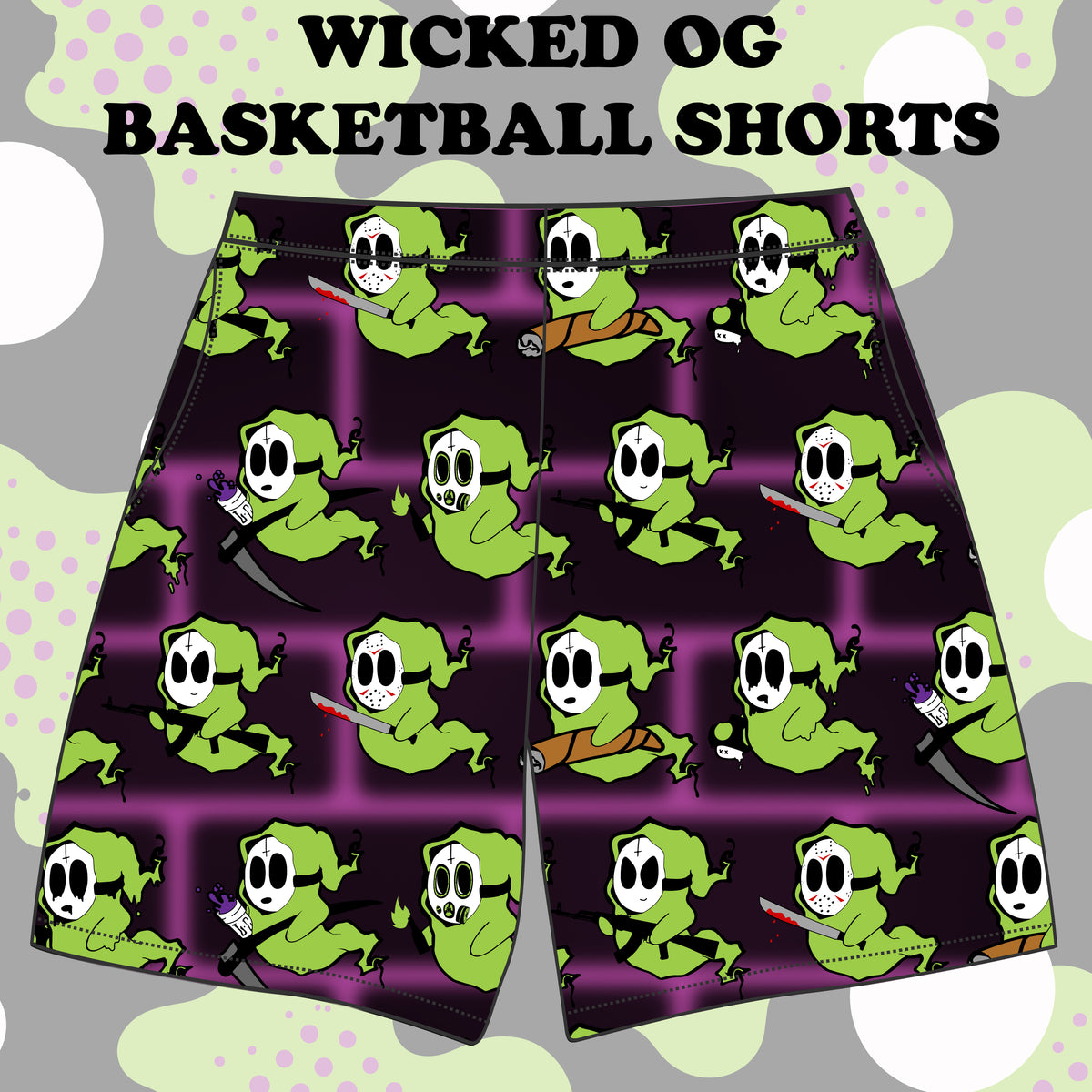 WICKED OG BASKETBALL SHORTS (pre order)