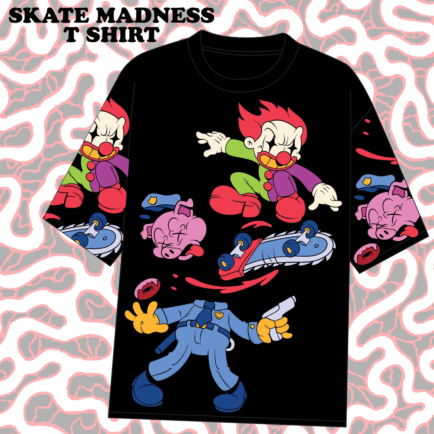 SKATE MADNESS T SHIRT (pre order)
