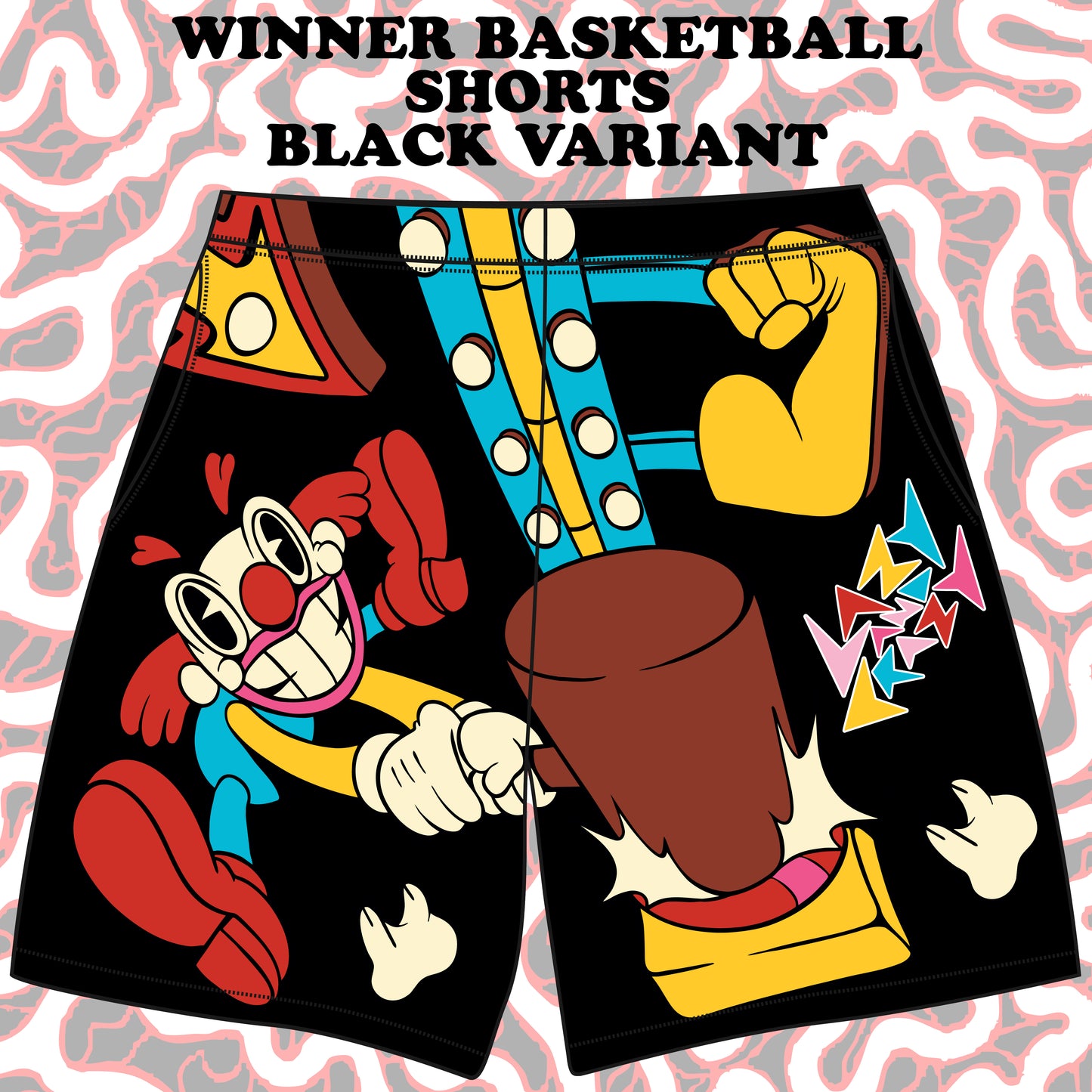 WINNER BASKETBALL SHORTS black variant (pre order)