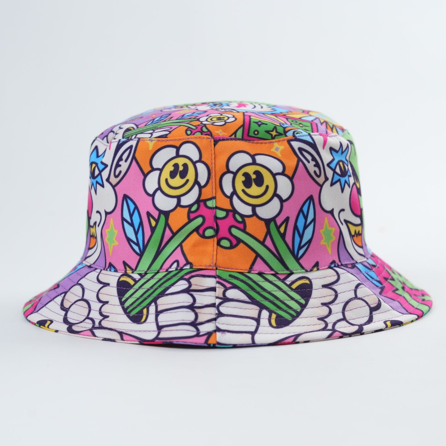 WAVY CLOWN LOVE BUCKET HAT