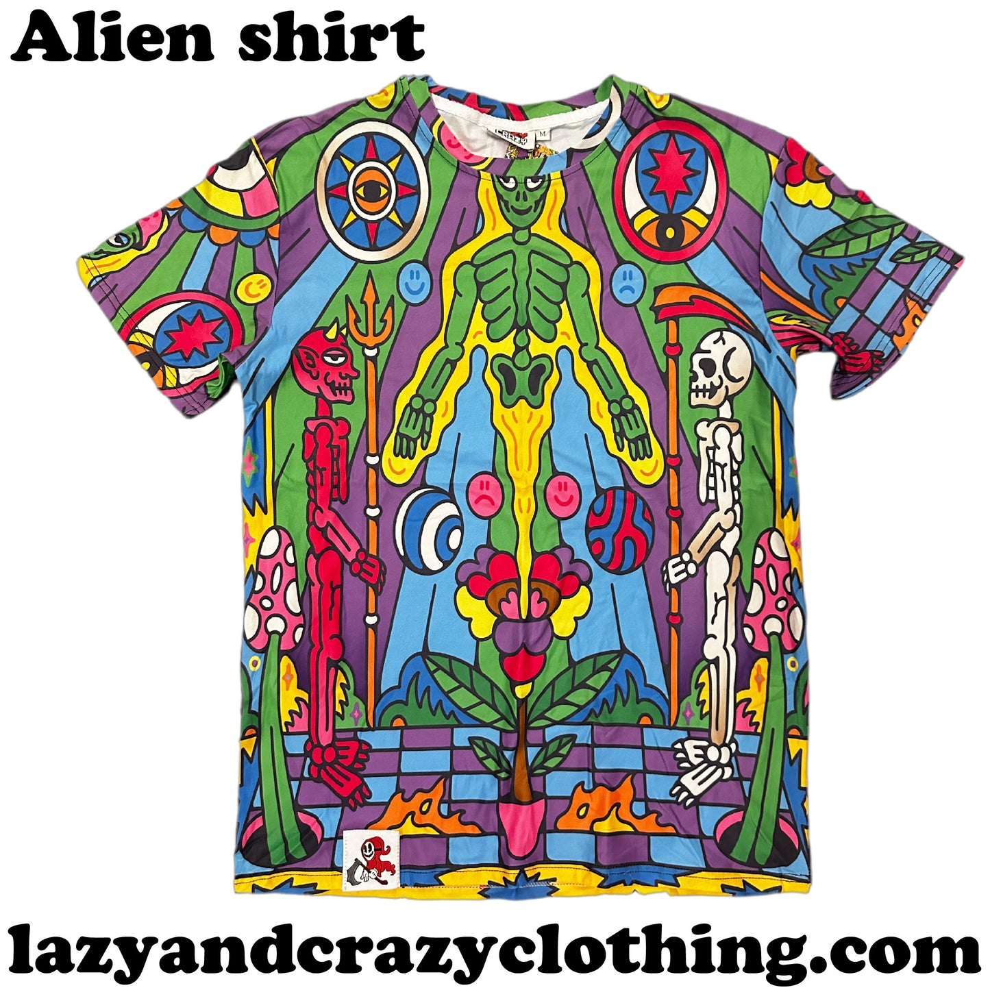 ALIEN SKELLY T SHIRT