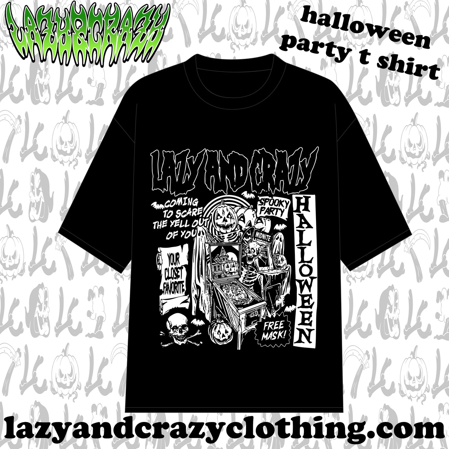 HALLOWEEN PARTY T SHIRT (pre order)
