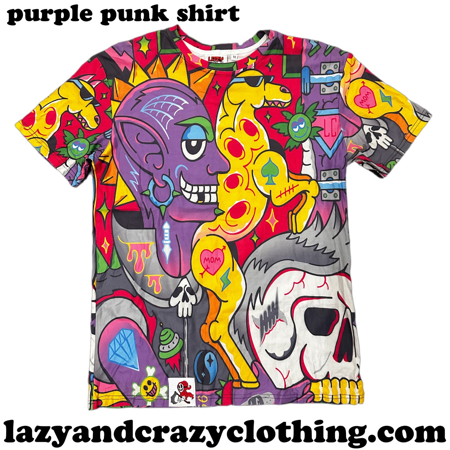PURPLE PUNK SHIRT