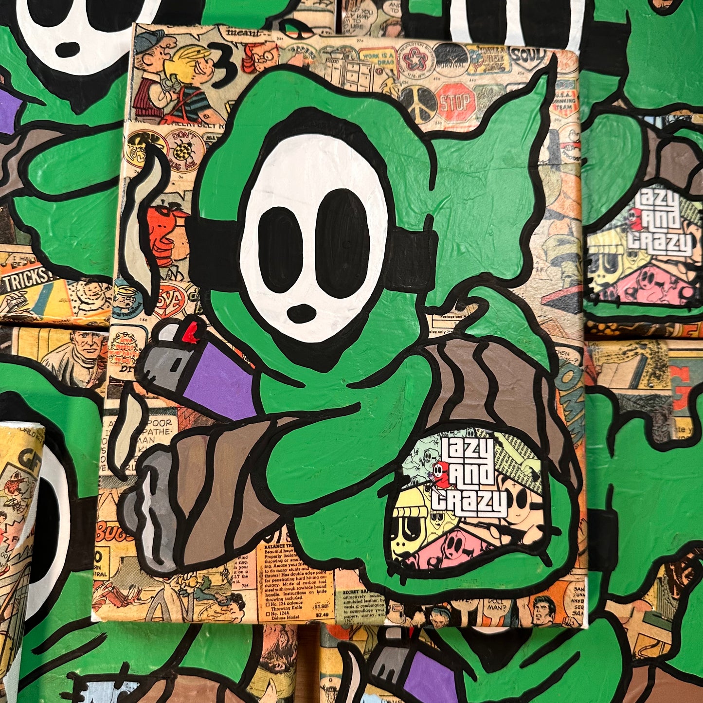 BLUNT GREAPER CANVAS PAINTING ONLY 17 MADE!!!!