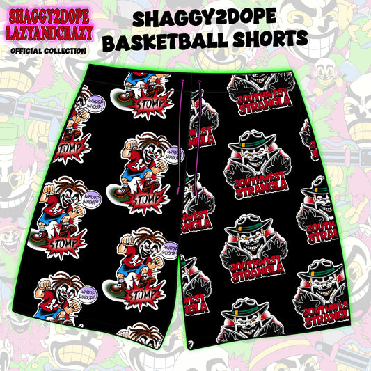 SHAGGY2DOPE BASKETBALL SHORTS (pre order)