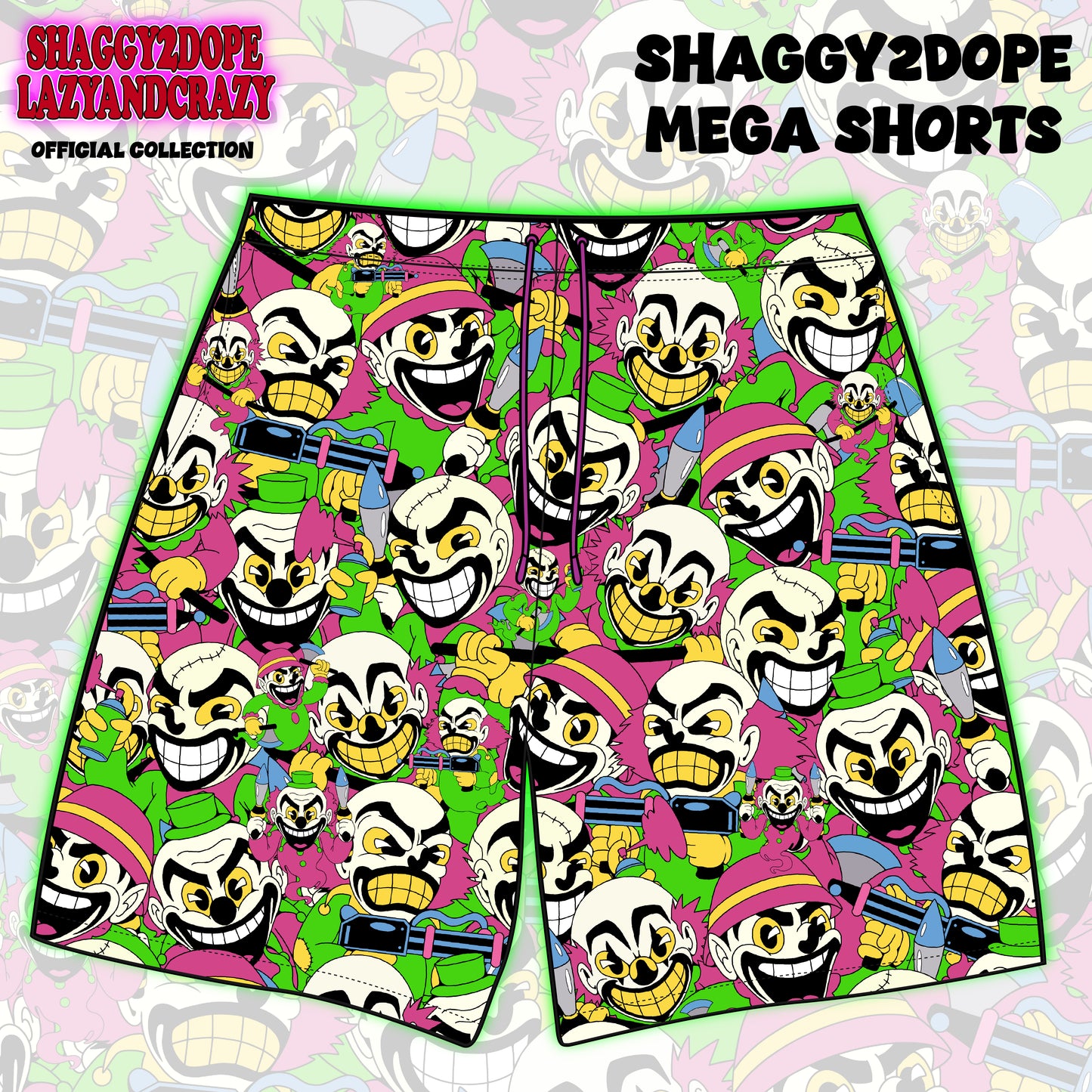 SHAGGY2DOPE MEGA BASKETBALL SHORTS (pre order)