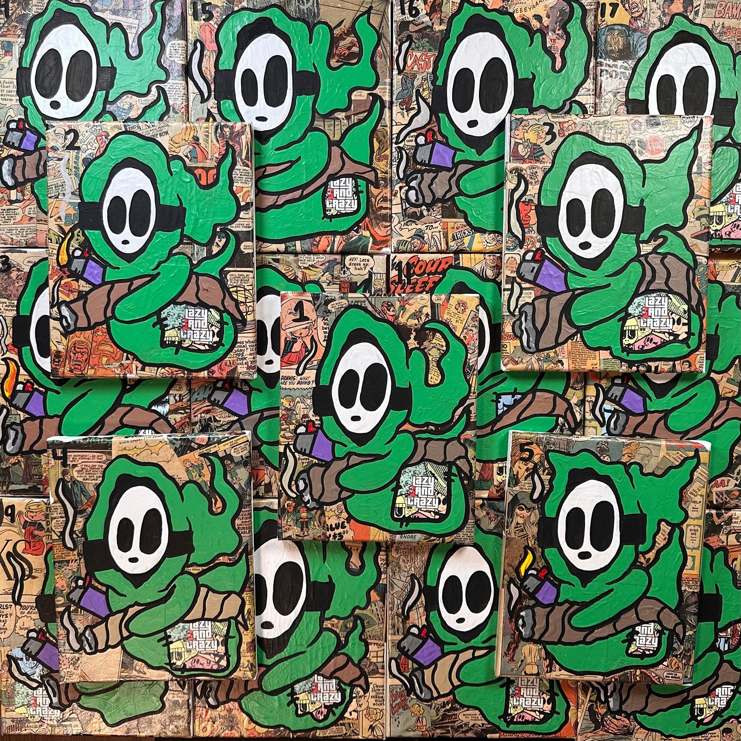 BLUNT GREAPER CANVAS PAINTING ONLY 17 MADE!!!!
