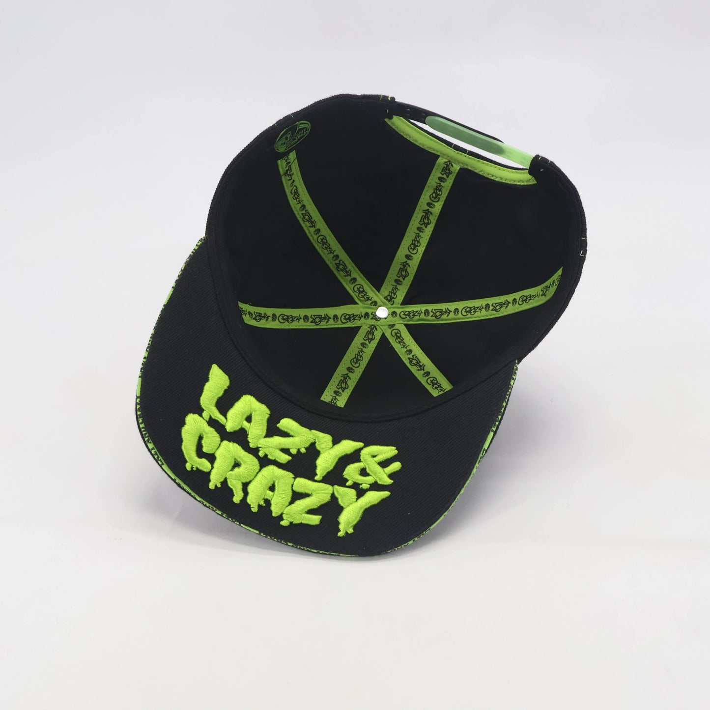 L&C SLIME SNAPBACK HAT (Comes with ONE random patch!)