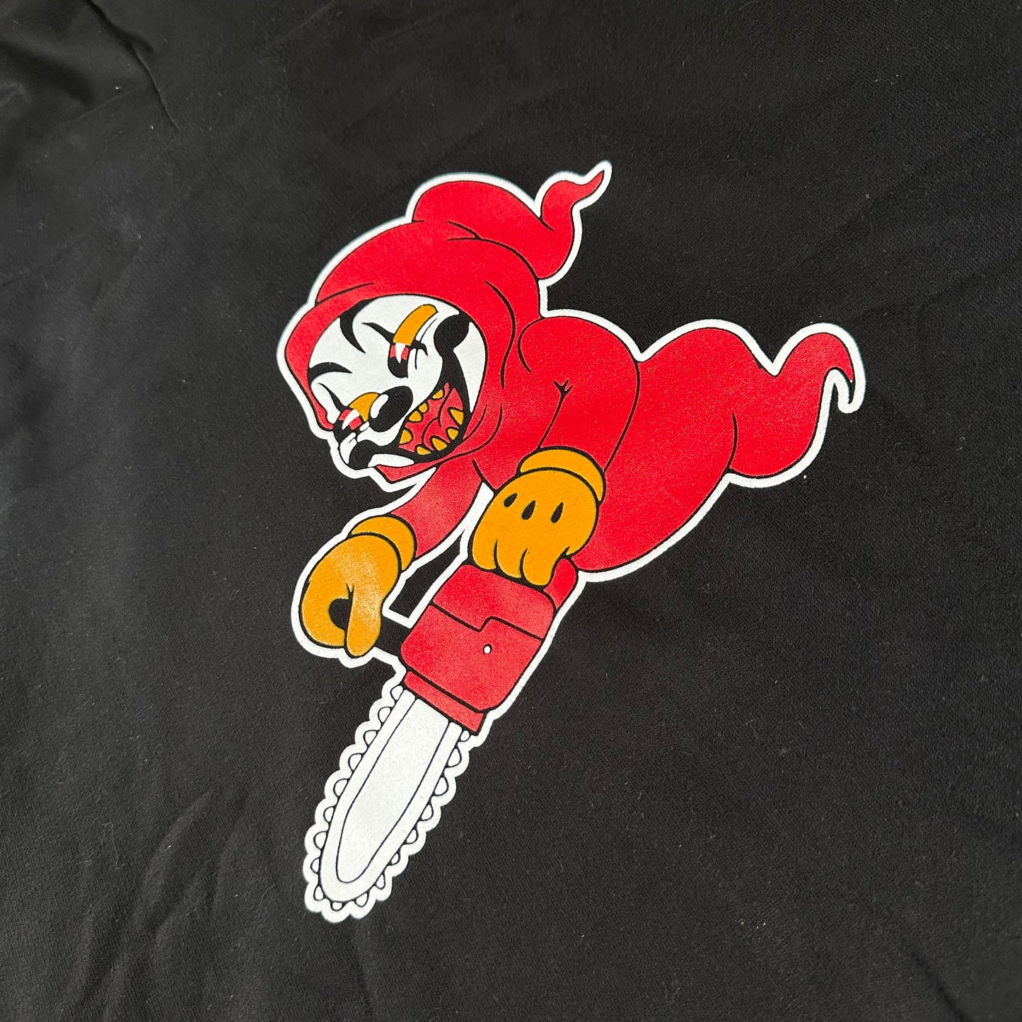 WOMENS CHAINSAW CROP HOODIE (ready to ship)