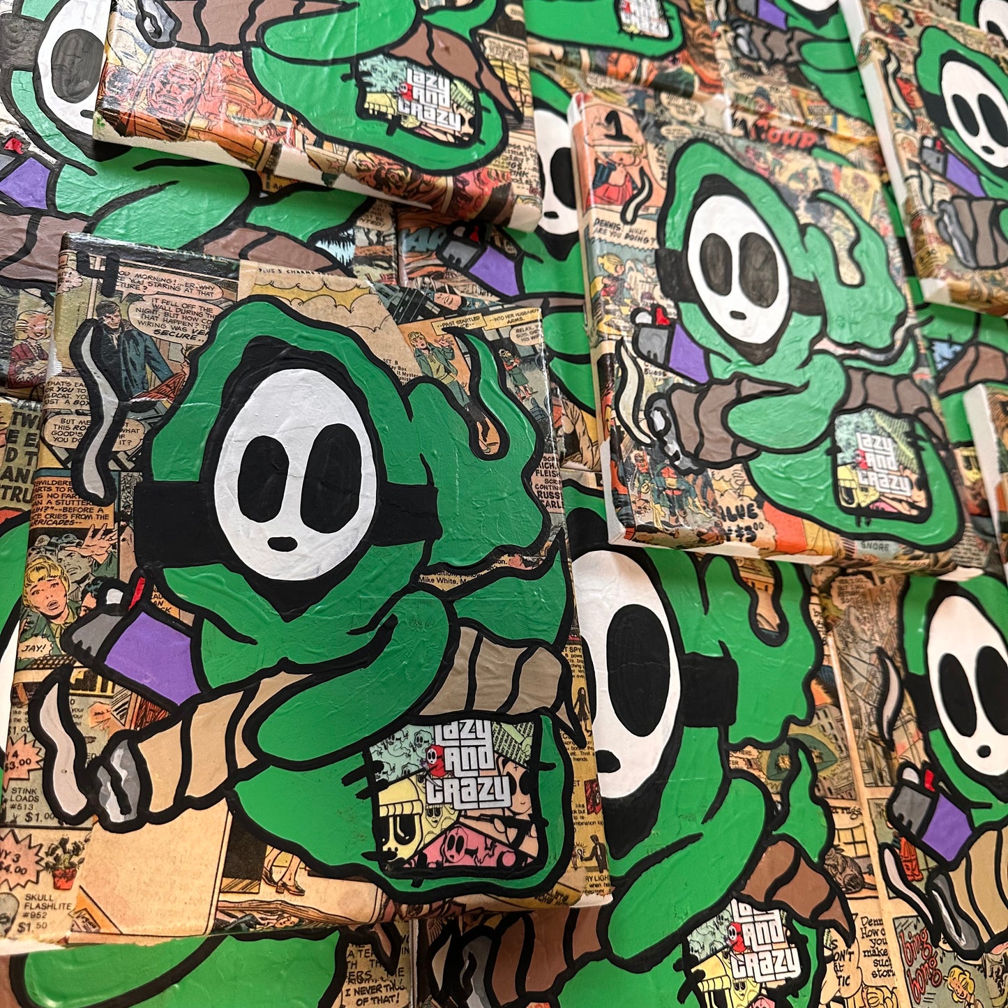 BLUNT GREAPER CANVAS PAINTING ONLY 17 MADE!!!!