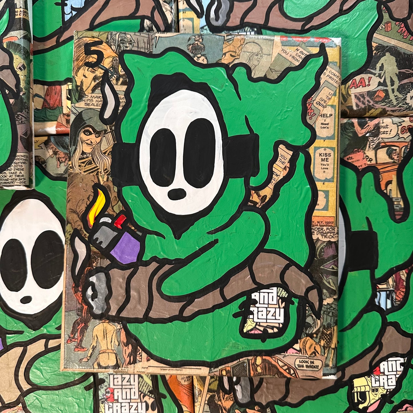 BLUNT GREAPER CANVAS PAINTING ONLY 17 MADE!!!!