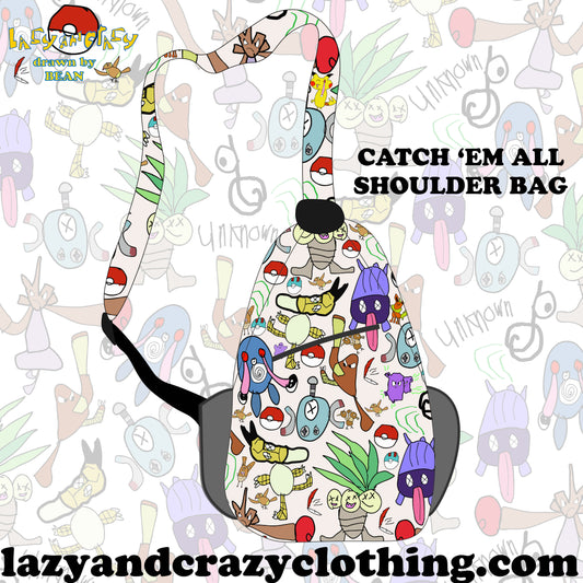 CATCH 'EM ALL SHOULDER BAG (pre order)