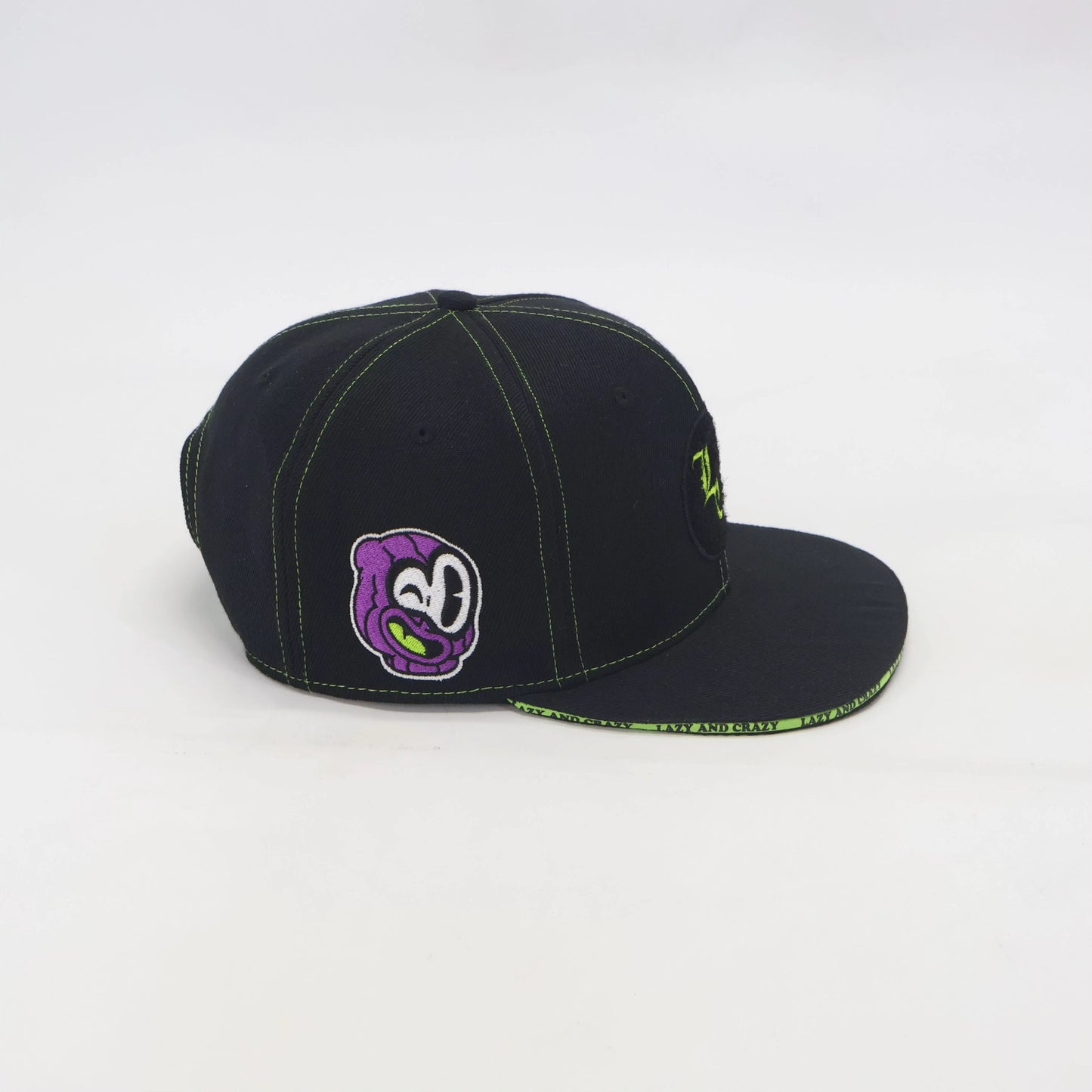 L&C SLIME SNAPBACK HAT (Comes with ONE random patch!)