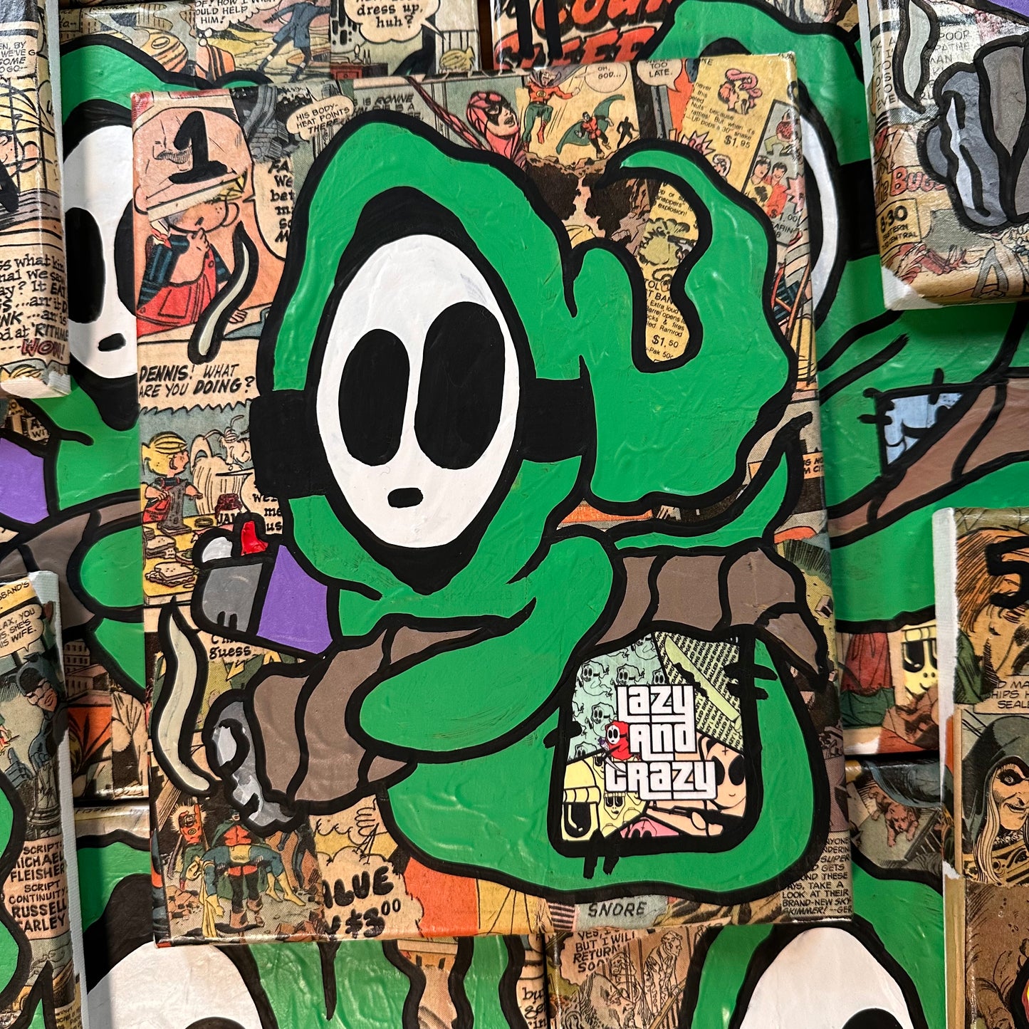 BLUNT GREAPER CANVAS PAINTING ONLY 17 MADE!!!!