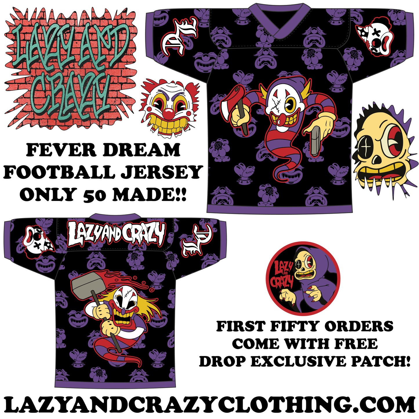 FEVER DREAM FOOTBALL JERSEY (pre order)