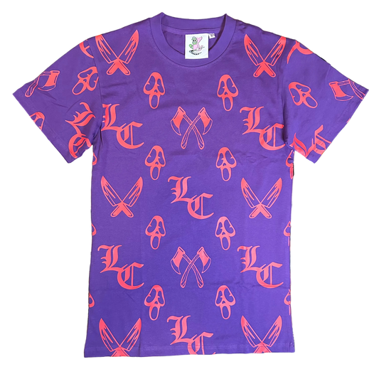 PURPLE GHOST HEAVYWEIGHT T SHIRT (in stock)