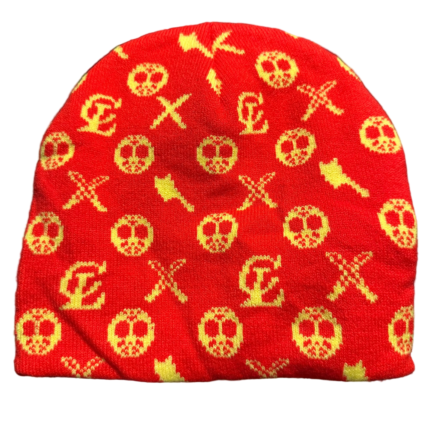 13th BEANIE (red yellow)