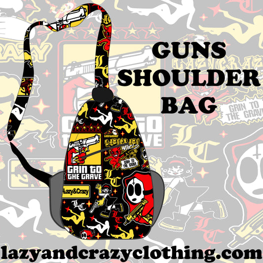 GUNS SHOULDER BAG (pre order)