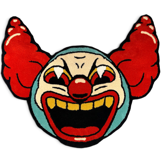 CRAZY CLOWN RUG (Ships this week)