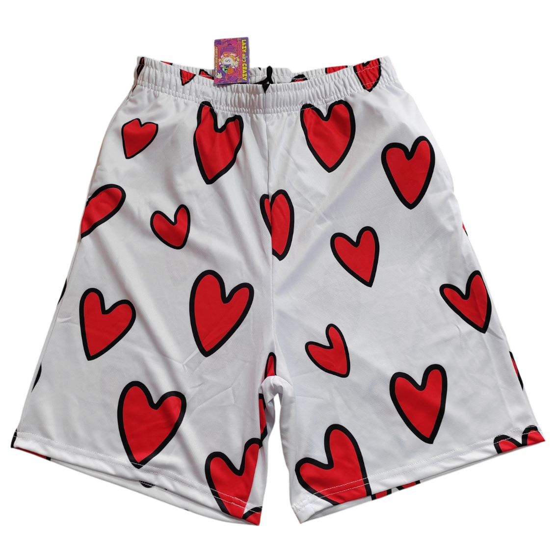 HEARTS BASKETBALL SHORTS