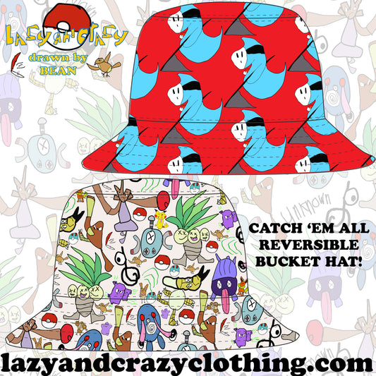 CATCH 'EM ALL BUCKET HAT (pre order)