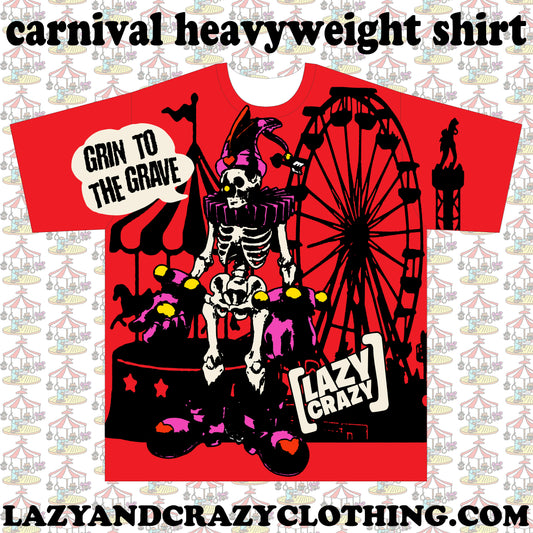 CARNIVAL HEAVYWEIGHT T SHIRT (pre order)