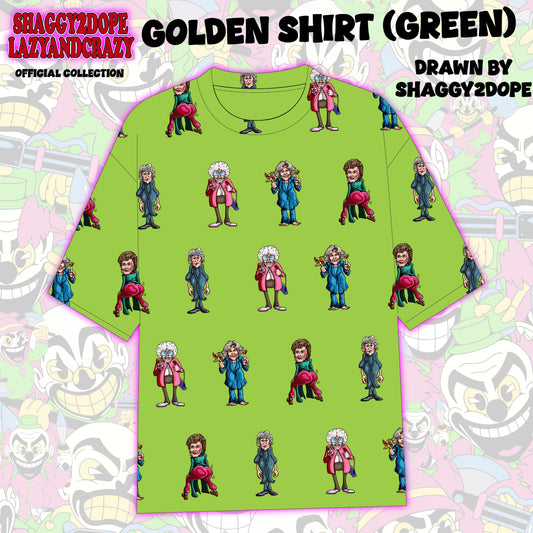 GOLDEN T SHIRT GREEN (pre order)