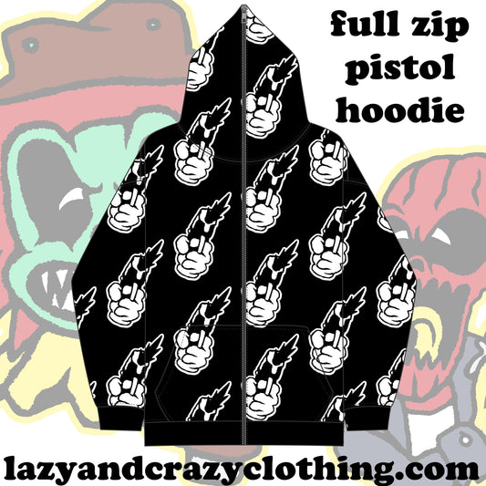 PISTOL FULL ZIP HOODIE (pre order)