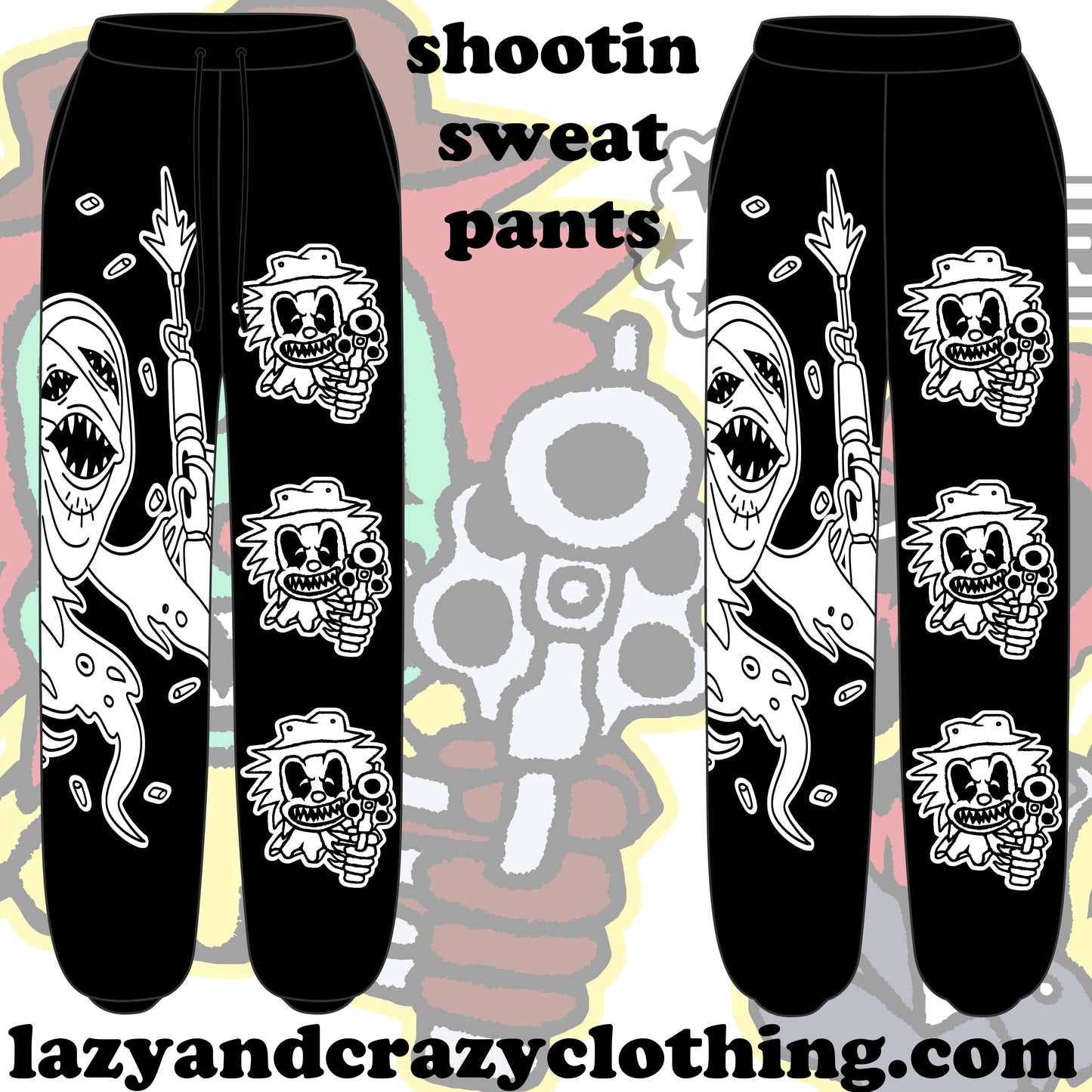 SHOOTIN SWEAT PANTS (pre order)