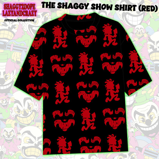 THE SHAGGY SHOW T SHIRT RED (pre order)